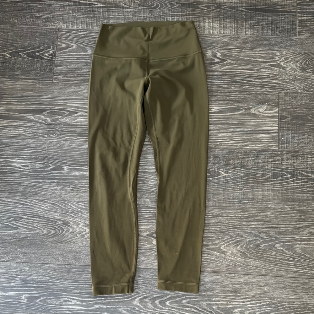lululemon athletica Align II leggings 25” olive green